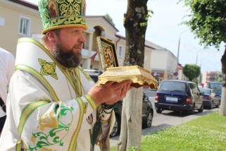Фото: В Лиду принесен ковчег с частицей мощей преподобного Сергия Радонежского