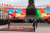 Фото: Выступление Президента Беларуси на церемонии возложения венков и цветов к монументу Победы