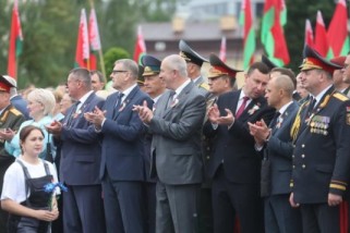 Фото: Юрий Караев на митинге в Гродно: главный праздник объединяет всех белорусов, и в этом единстве наша сила