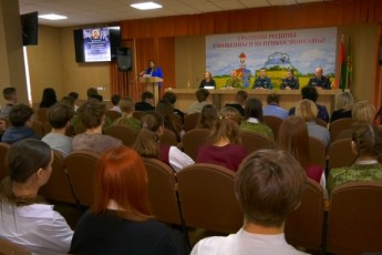 Фото: Лидский районный штаб Молодёжного отряда охраны правопорядка пополнился новыми участниками