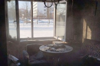 Фото: В Лиде по улице Машерова горела квартира