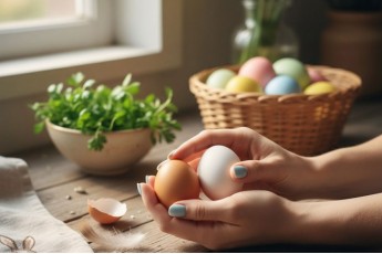 Фото: Лайфхак: как сделать коричневые яйца белыми