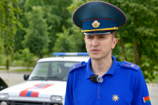 Фото: В посёлке Первомайский Лидского района горело неэксплуатируемое здание