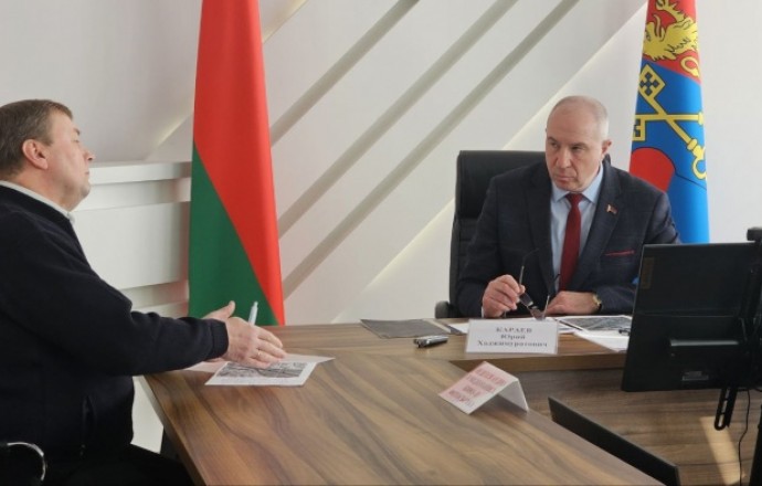 Фото: Лидчину посетил председатель Гродненского облисполкома Юрий Караев