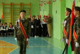 Фото: Торжественное открытие районного смотра-конкурса «В наших знамёнах – частица победных знамён»