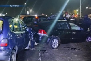 Фото: 9 декабря в Лиде произошло ДТП с участием трех автомобилей