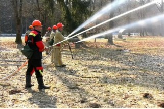 Фото: В Лиде прошел смотр готовности лесопожарных команд Лидского лесхоза к пожароопасному сезону
