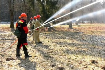 Фото: В Лиде прошел смотр готовности лесопожарных команд Лидского лесхоза к пожароопасному сезону