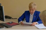 Фото: На базе Круповской средней школы Лидского района выездной личный приём граждан провела Инесса Белуш