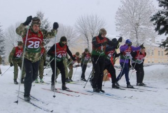 Фото: Лидские пограничники определили лучших лыжников