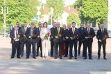 Фото: Участники медиафорума в Гродно возложили цветы к памятнику погибшим воинам в ВОВ
