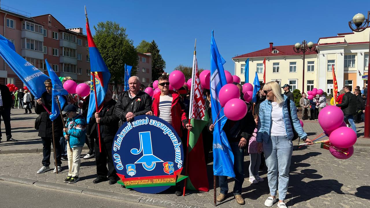 Фоторепортаж: Лида празднует 78-й День Победы - ГРОДНЕНСКОЕ ОБЛАСТНОЕ  ОБЪЕДИНЕНИЕ ПРОФСОЮЗОВ